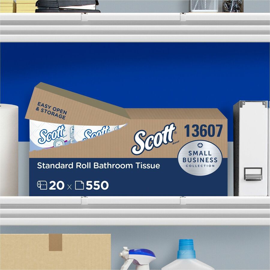 Scott Professional Standard Roll Toilet Paper with Elevated Design