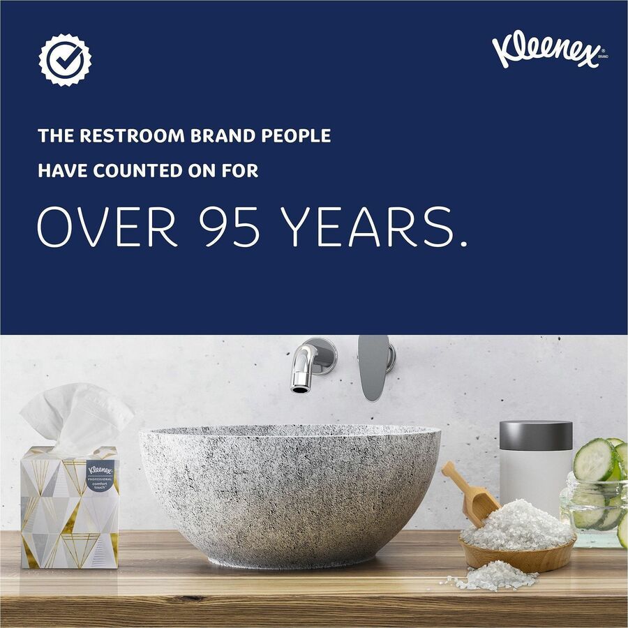 Kleenex Professional Facial Tissue for Business - Flat Box