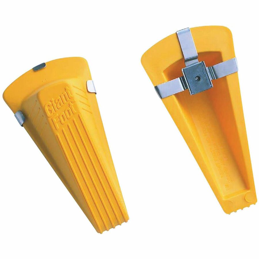 Giant Foot Magnetic Doorstop - Yellow
