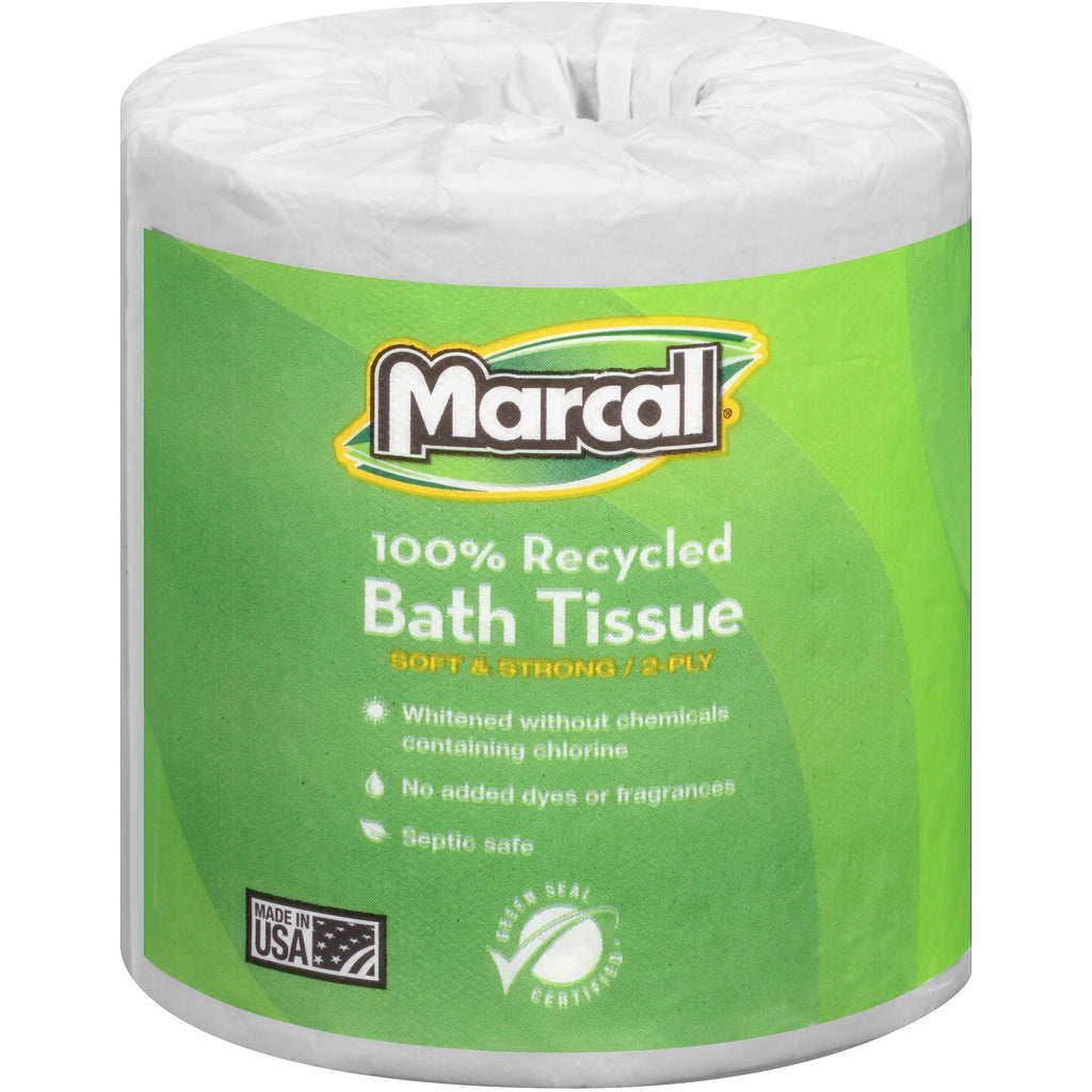 Marcal 100% Recycled, Soft & Absorbent Bathroom Tissue