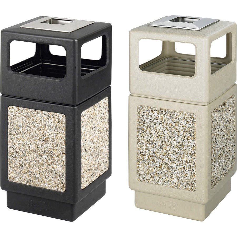 Safco Plastic/Stone Aggregate Receptacles