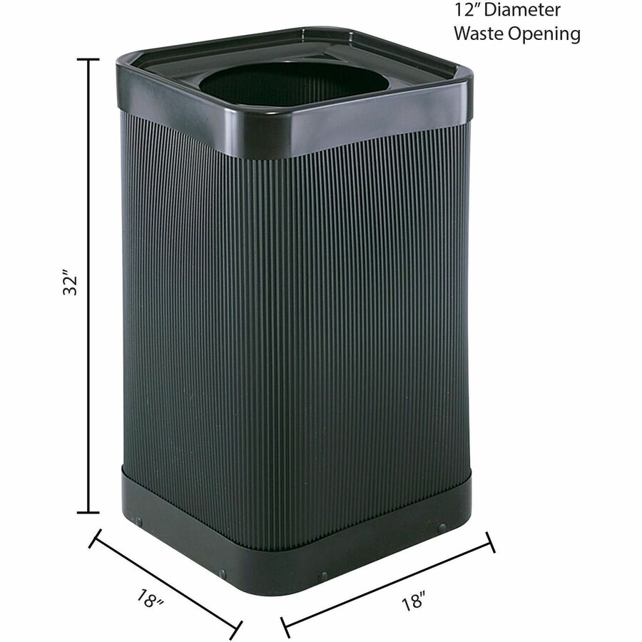 Safco At-Your-Disposal 12" Open Waste Receptacle