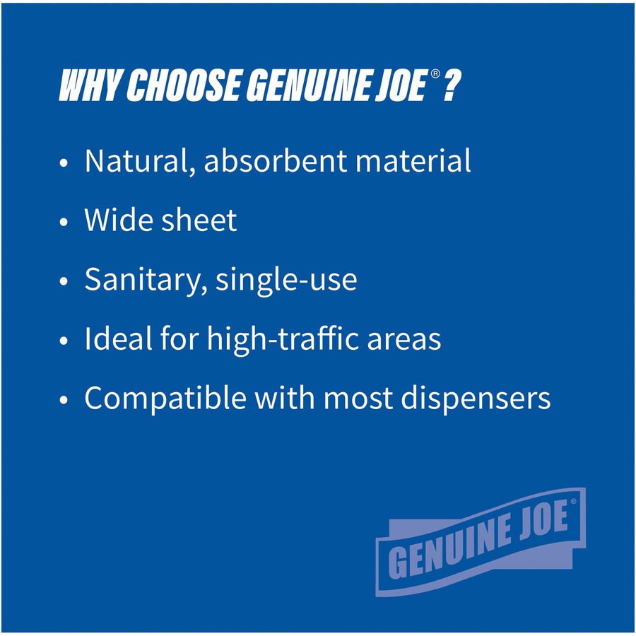 Genuine Joe Embossed Hardwound Roll Towels