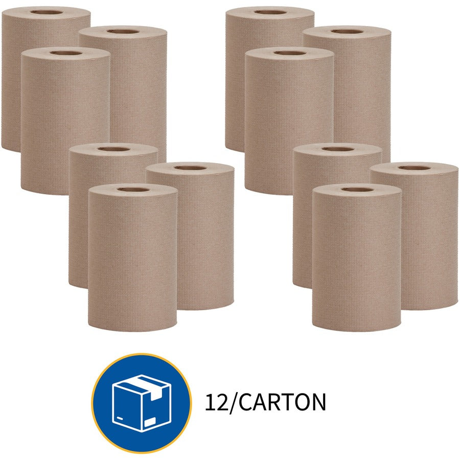 Genuine Joe Embossed Hardwound Roll Towels