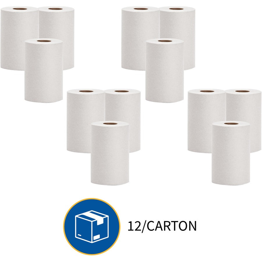 Genuine Joe Hardwound Roll Paper Towels