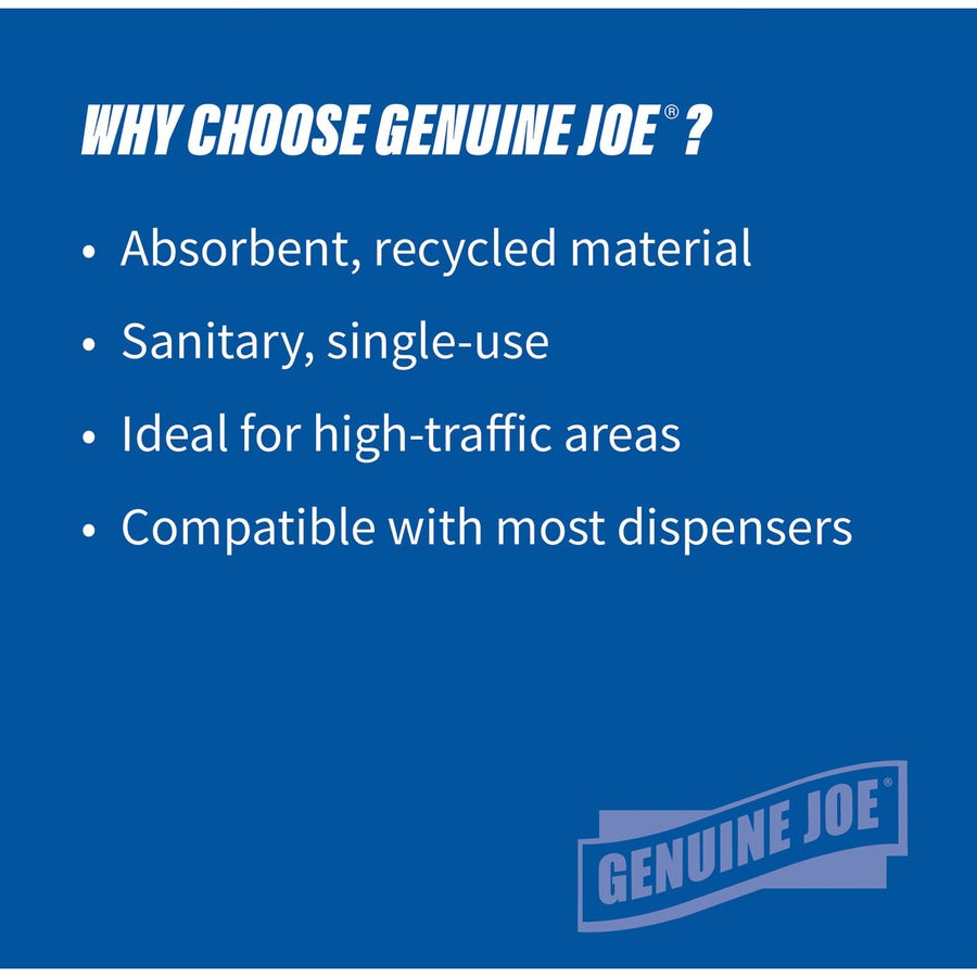 Genuine Joe Hardwound Roll Paper Towels
