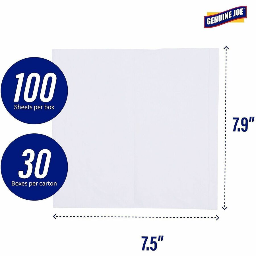 Genuine Joe 26100 Facial Tissue