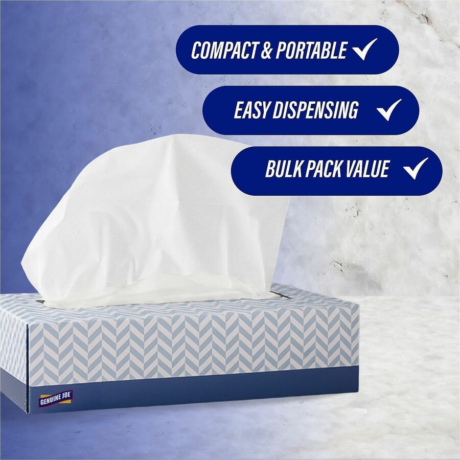 Genuine Joe 26100 Facial Tissue