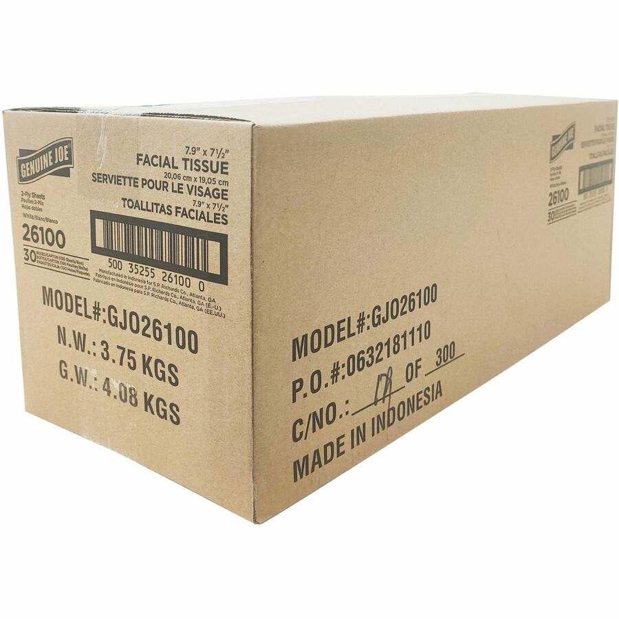 Genuine Joe 26100 Facial Tissue
