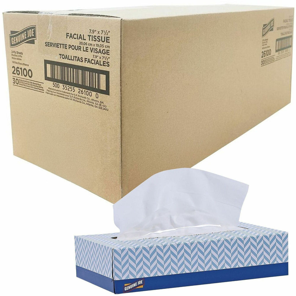 Genuine Joe 26100 Facial Tissue