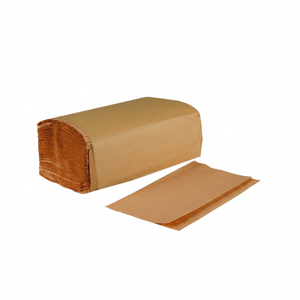 Singlefold Paper Towels — Brown, 4000 Towels/Case