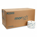Morsoft Small Core Bath Tissue — 1‑Ply, 2000 Sheets/Roll, 24 Rolls/Case, 72 Cases/Pallet