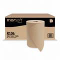 Morsoft Kraft Roll Towel — 800 ft, 10", Recycled
