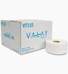 Valay Mini Jumbo Bath Tissue — 750 ft, 2‑Ply