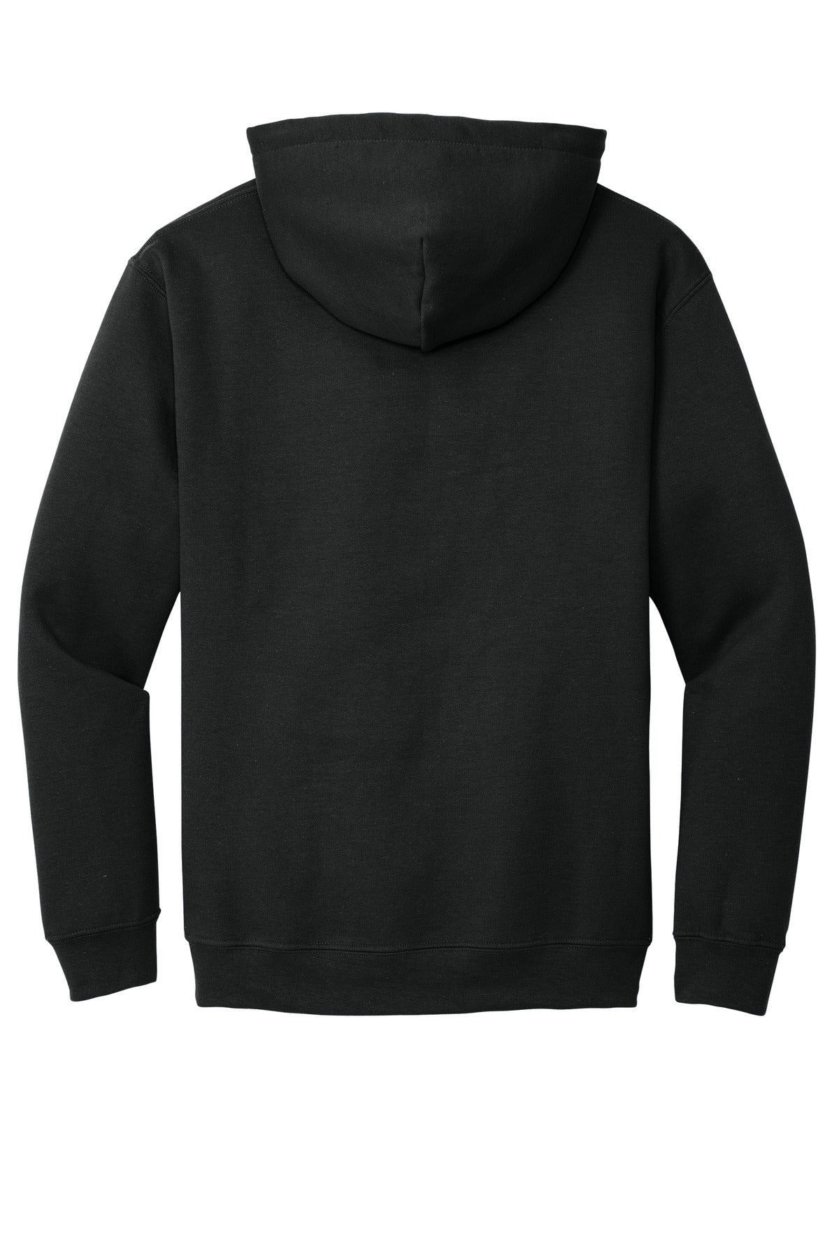 Gildan Heavy Blend Hooded Sweatshirt – Black – flat back