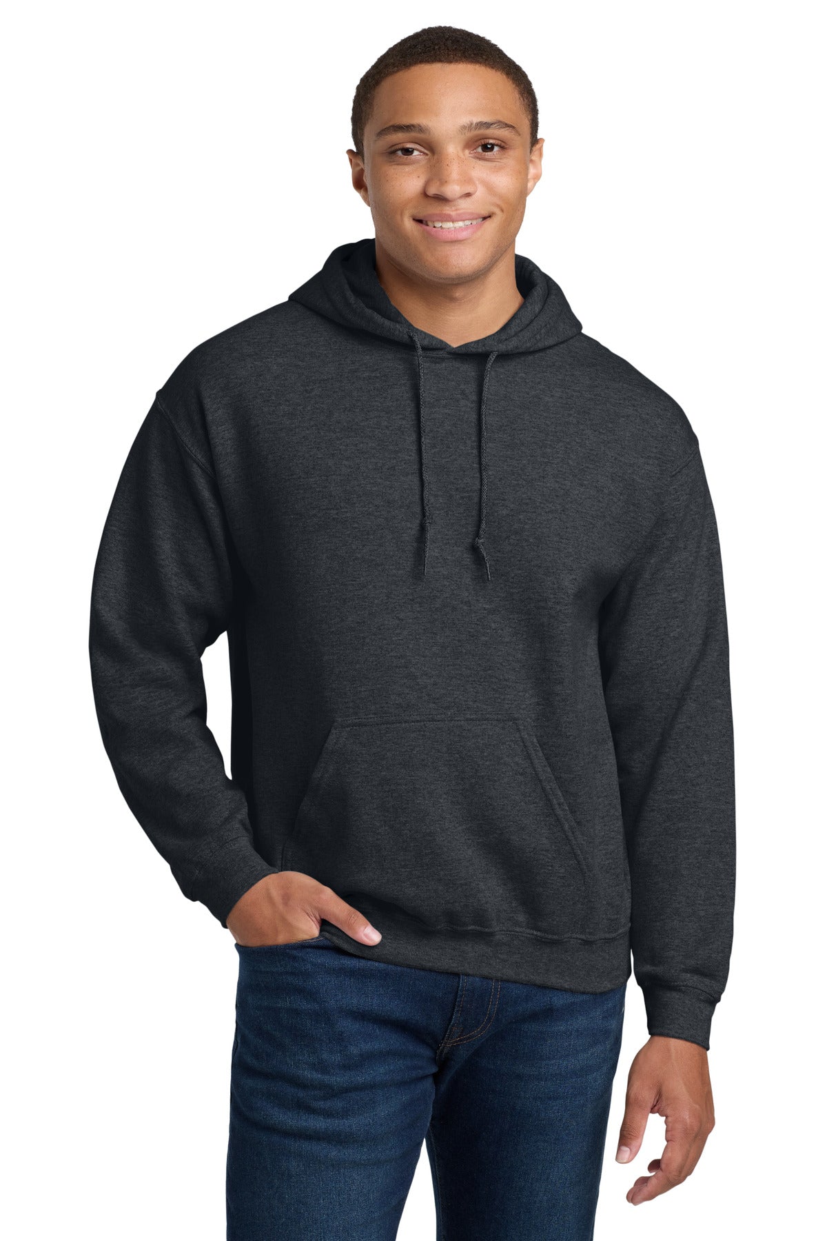 Gildan Heavy Blend Hooded Sweatshirt – Dark Heather