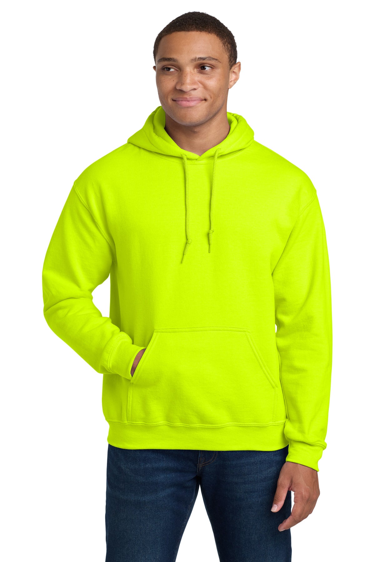Gildan Heavy Blend Hooded Sweatshirt – Safety Green