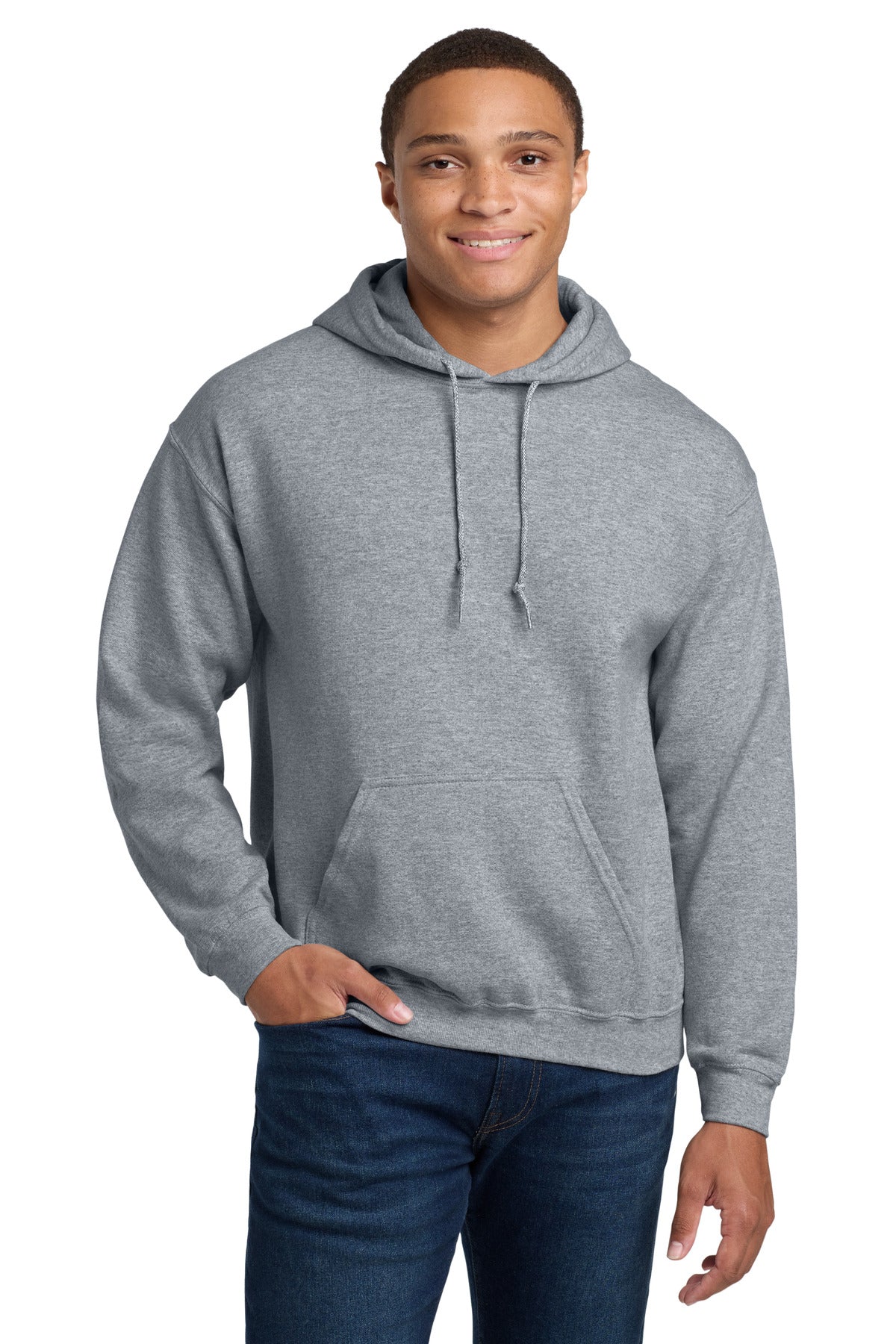 Gildan Heavy Blend Hooded Sweatshirt – Sport Grey