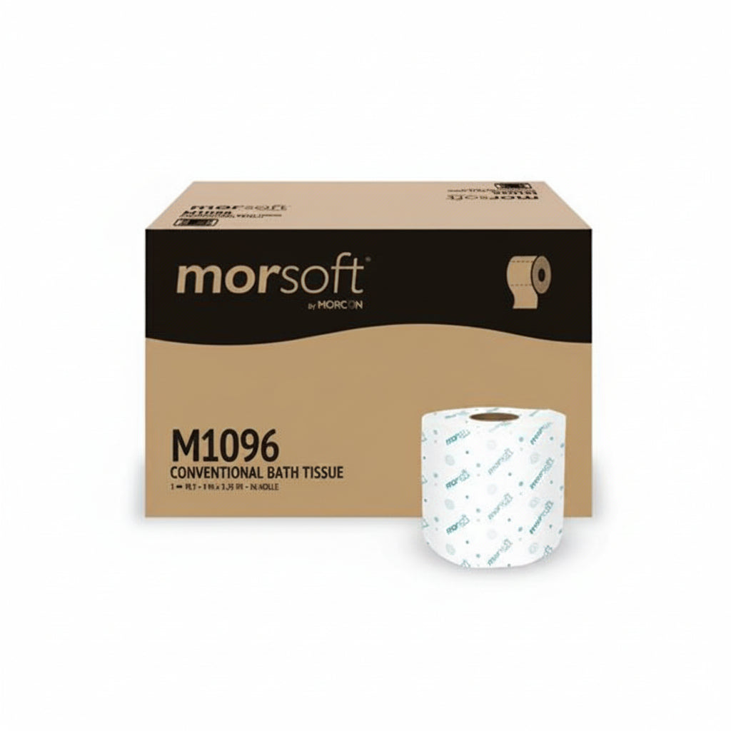 Morsoft Small‑Core Bath Tissue — 1,000 Sheets, 1‑Ply