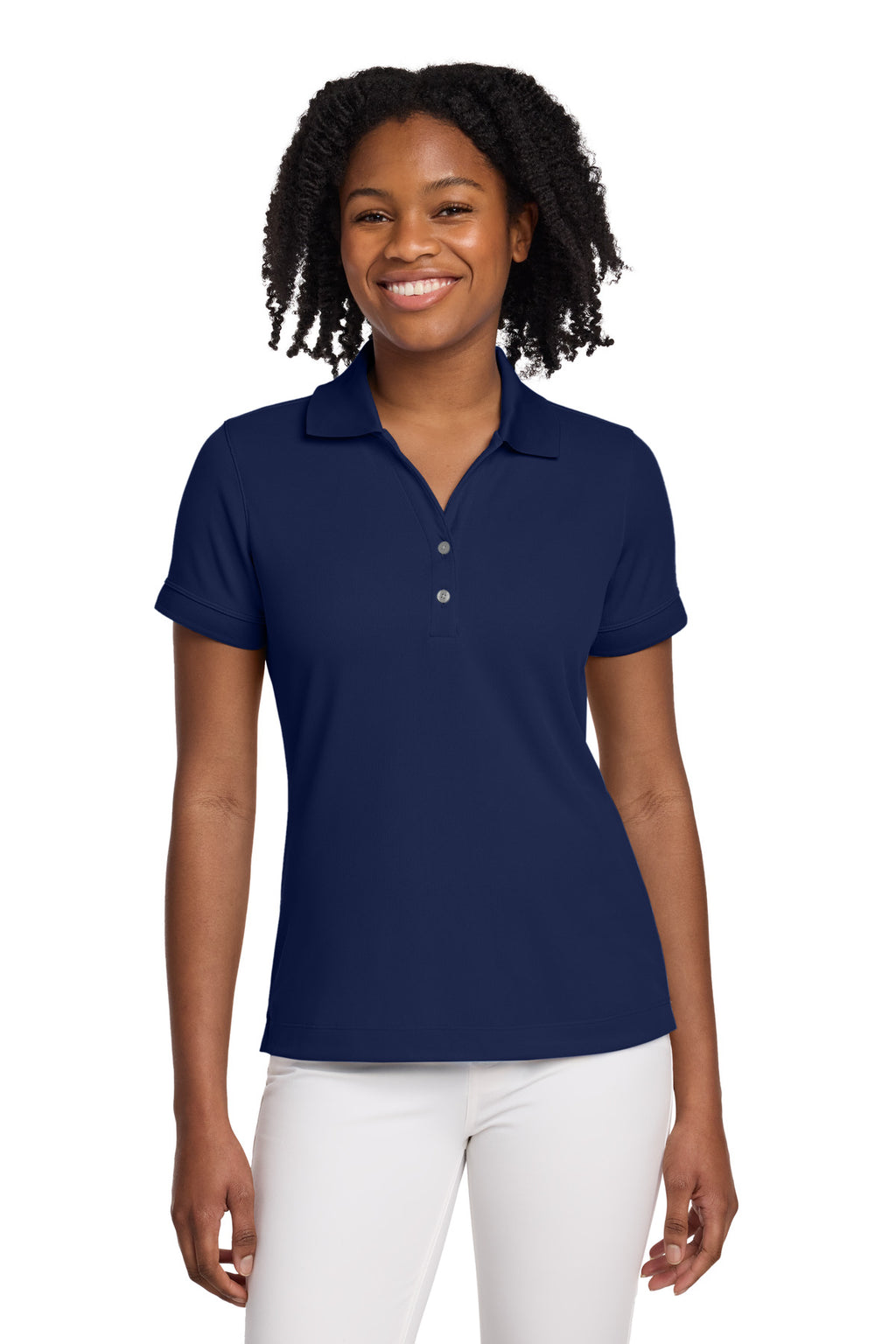 Nike Women's Dri-FIT Classic Polo – Midnight Navy – front