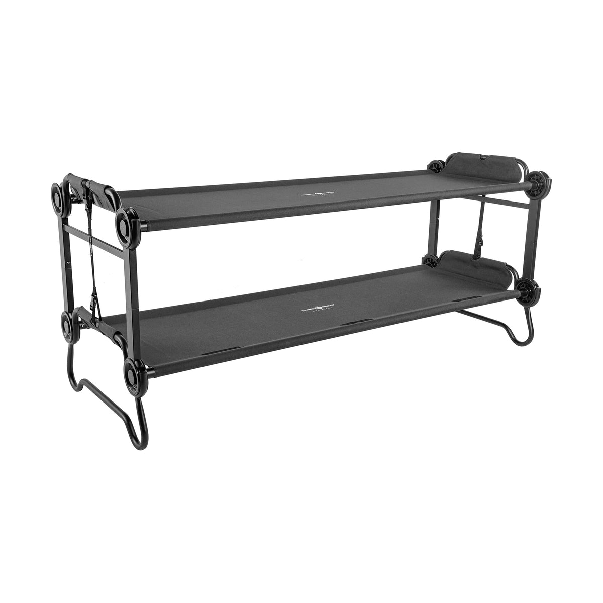 Disc-O-Bed Large Bunk Cot - Black