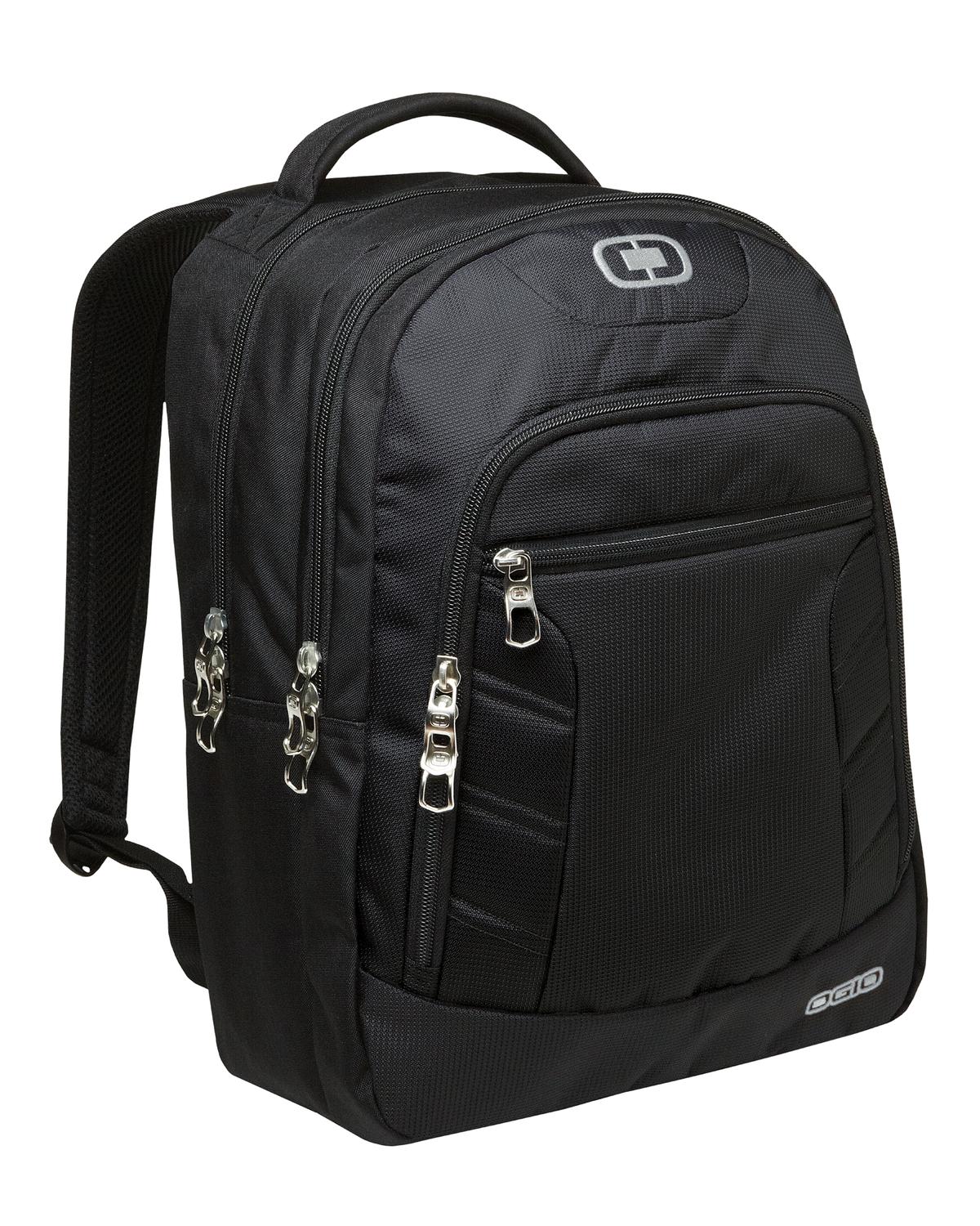 OGIO Colton Pack – Black/Silver – front
