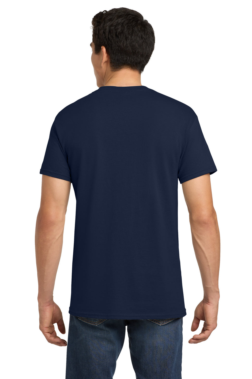 Gildan Heavy Cotton 100% Cotton T-Shirt – Navy – back