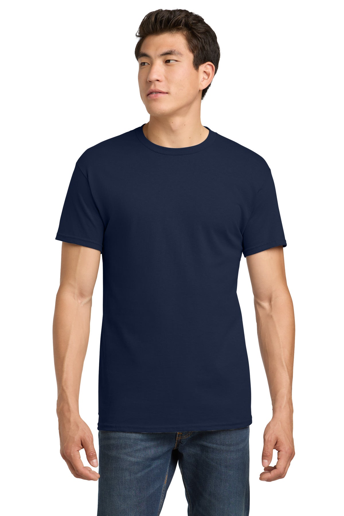 Gildan Heavy Cotton 100% Cotton T-Shirt – Navy – front