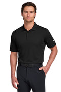 Nike Dri-FIT Vertical Mesh Polo – Black