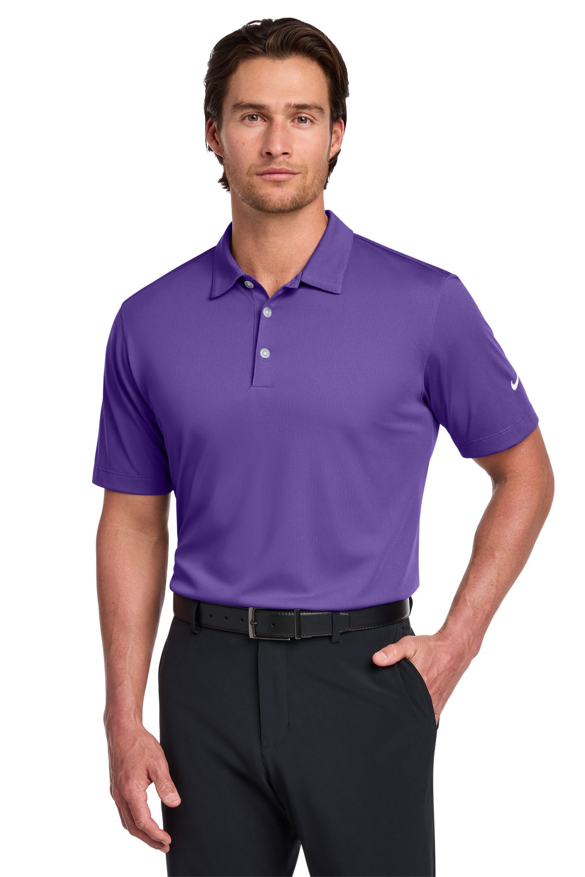Nike Dri-FIT Vertical Mesh Polo – Court Purple