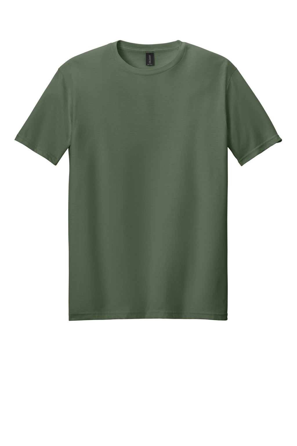 Gildan Softstyle T-Shirt – Military Green – flat front