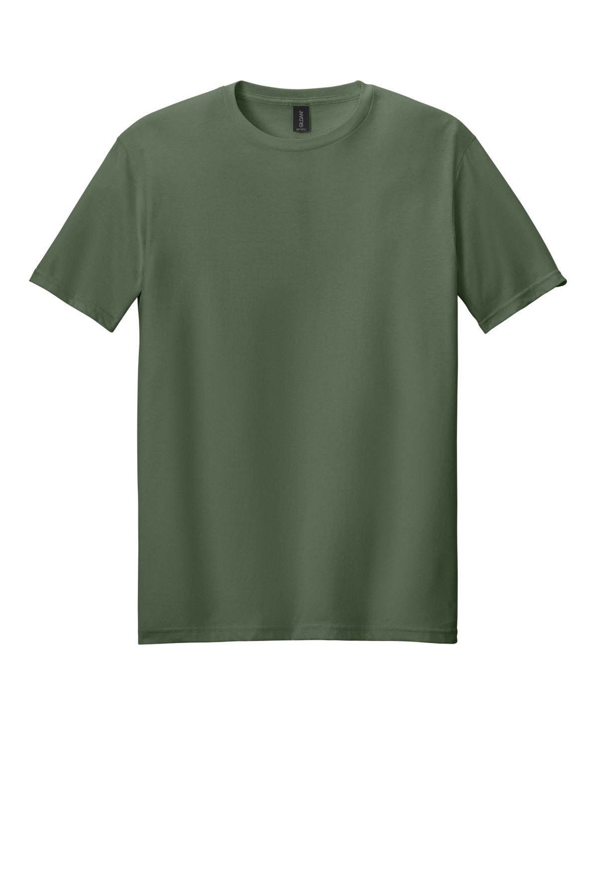 Gildan Softstyle T-Shirt – Military Green – flat front