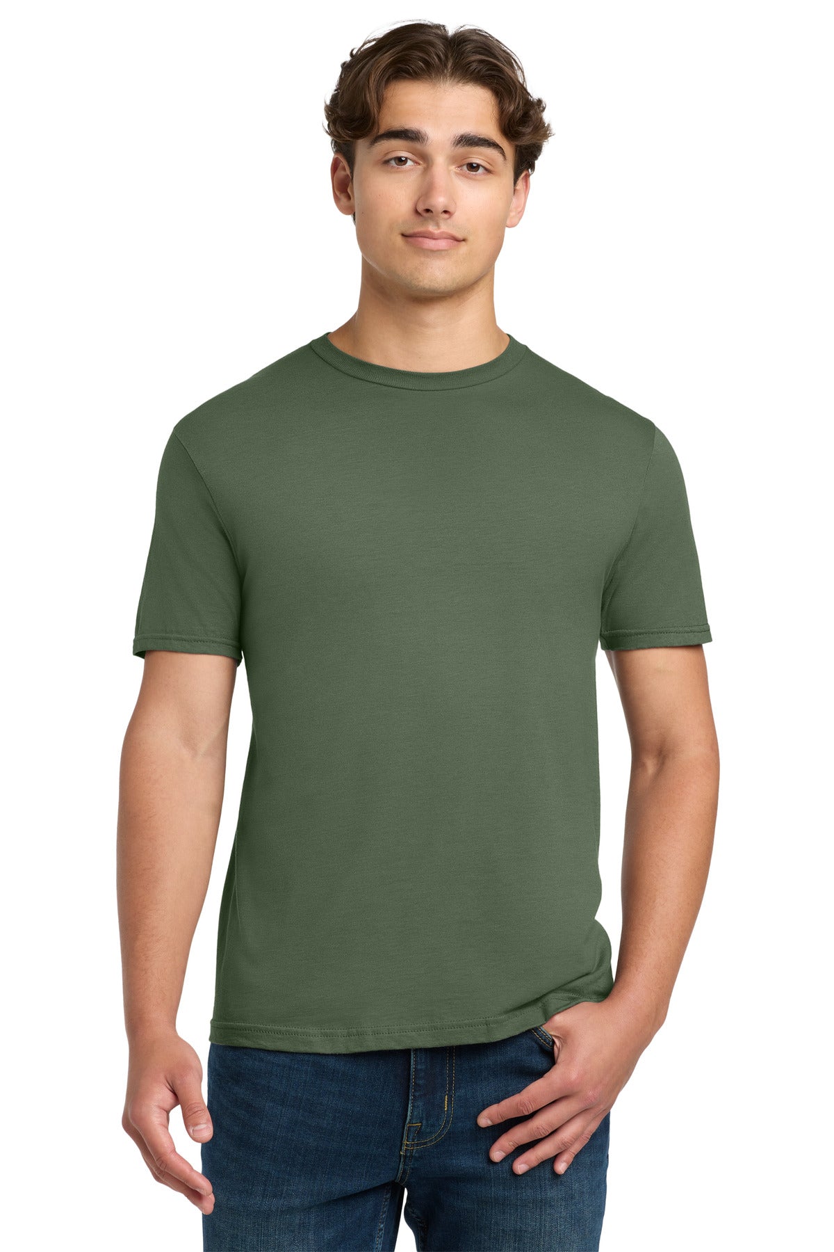 Gildan Softstyle T-Shirt – Military Green – front