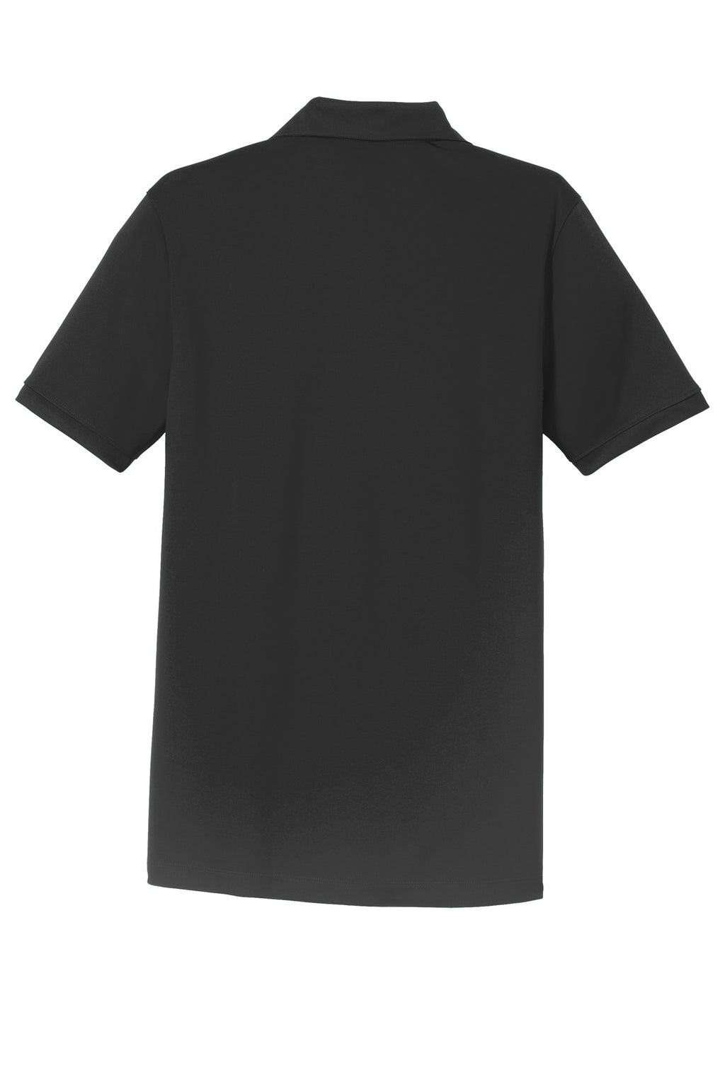 Nike Dri-FIT Players Modern Fit Polo – Black – flat back