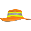 Reflective Apparel Hi-Vis Orange Ranger Safety Hat, ANSI Class E Headwear, Orange