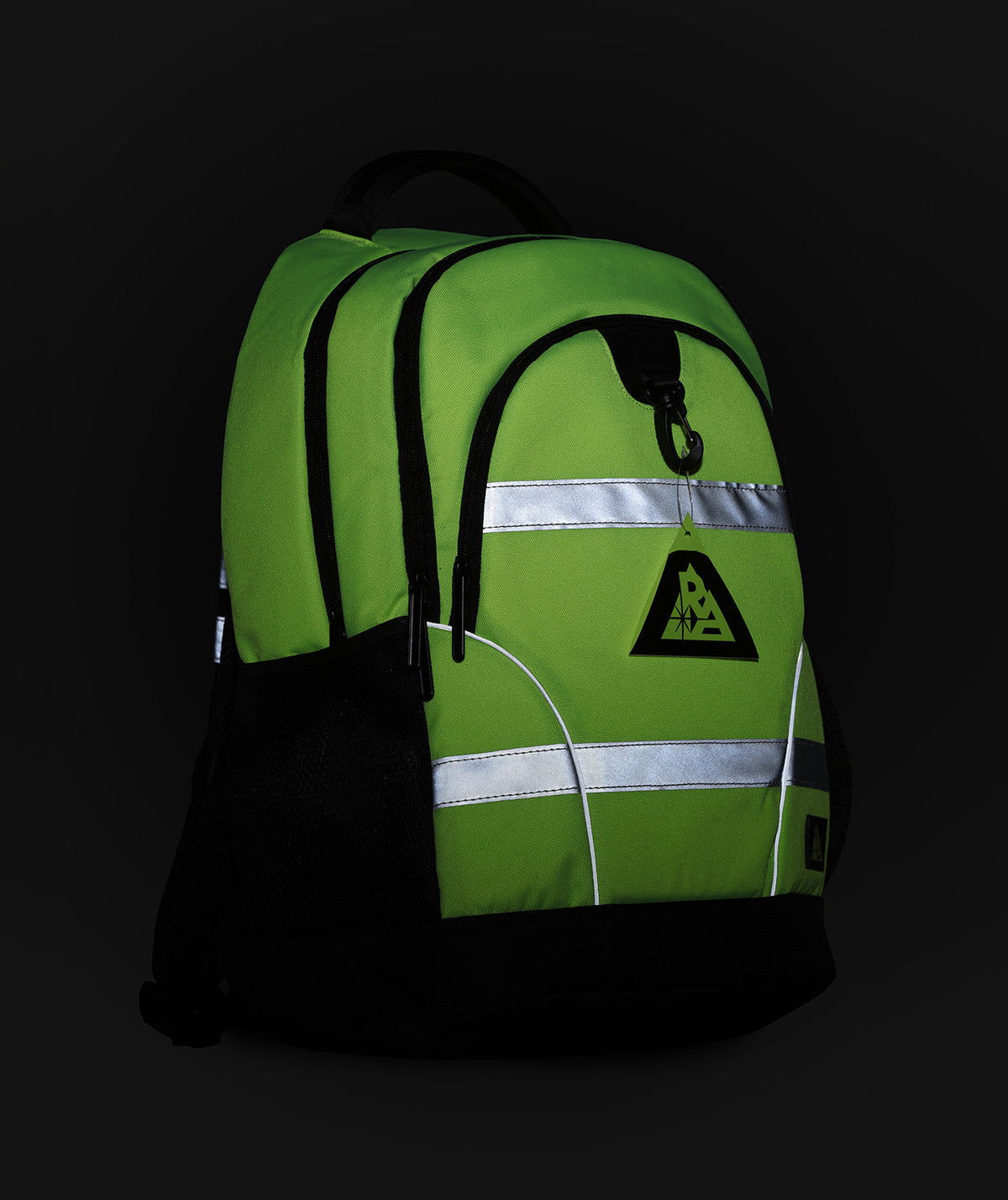 Hi-Vis Padded Laptop Safety Backpack 931STLM – Lime – reflective