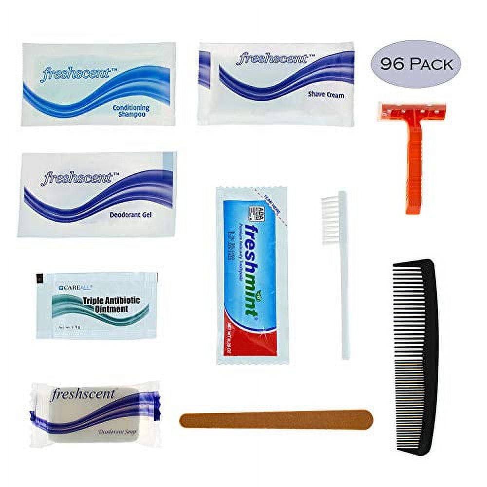 Deluxe Hygiene Kit, 10-Piece, 96/Case