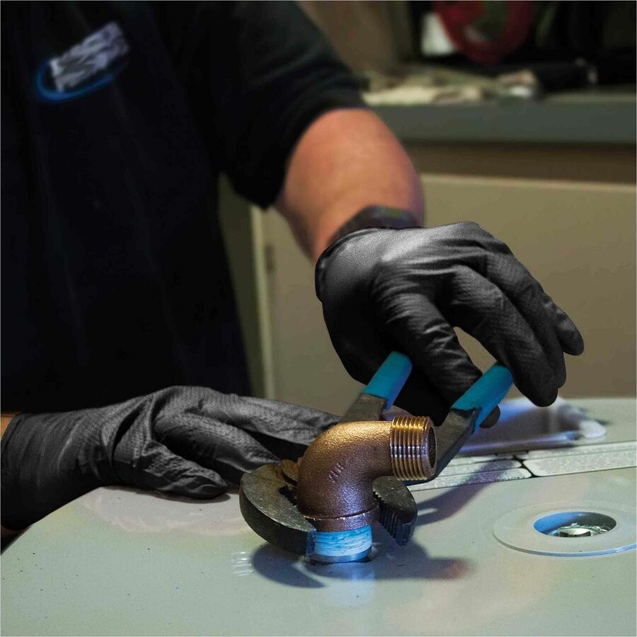 Nitrile Gloves - Diamond Grip 6Mil Black