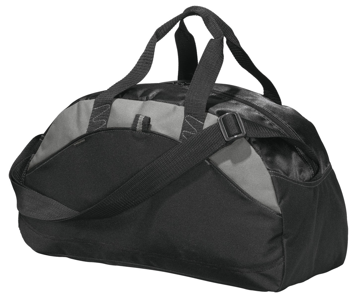 Port Authority Medium Contrast Duffel – Black – front