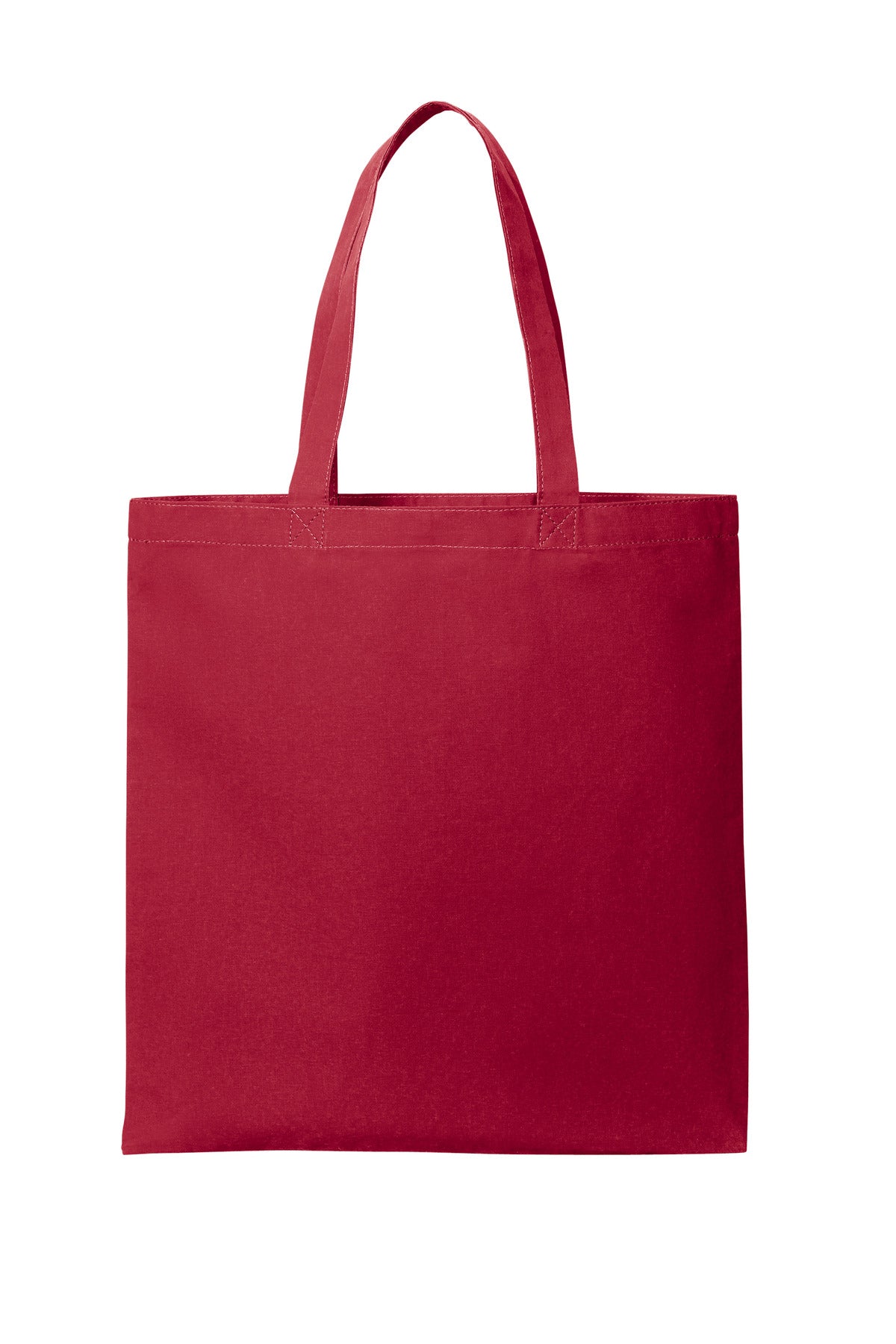 Port Authority Core Cotton Tote – Deep Red