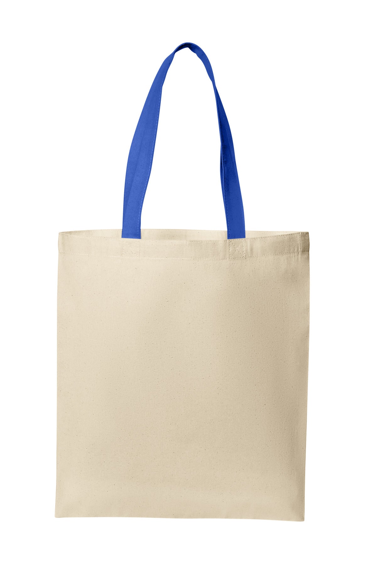 Port Authority Core Cotton Tote – Natural/True Royal