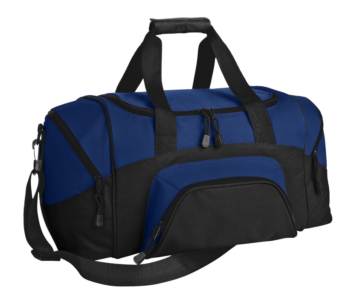 Port Authority Small Colorblock Sport Duffel – True Royal/Black