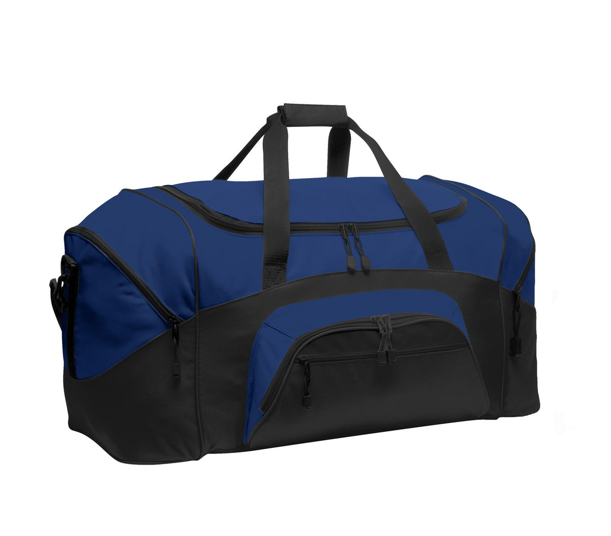 Port Authority Standard Colorblock Sport Duffel – True Royal/Black
