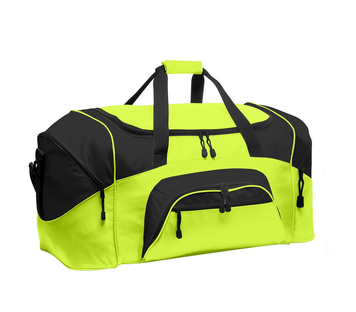 Port Authority Standard Colorblock Sport Duffel – Safety Yellow/Black