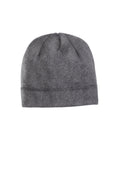 Port Authority R-Tek Stretch Fleece Beanie – Midnight Heather – front