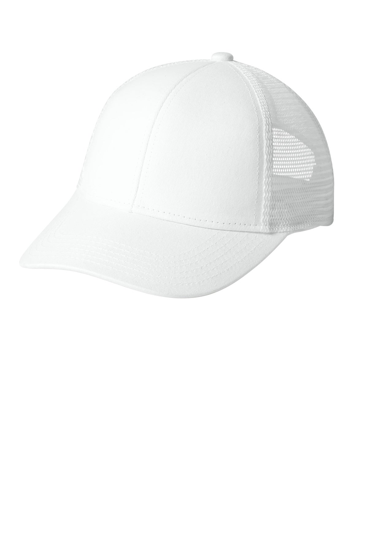 Port Authority Adjustable Mesh Back Cap – White