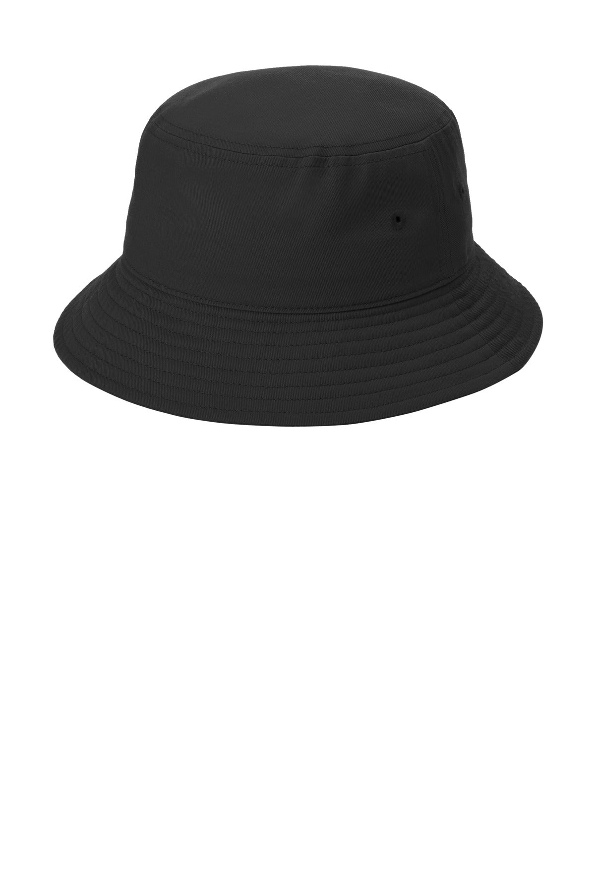 Port Authority Twill Classic Bucket Hat – Black