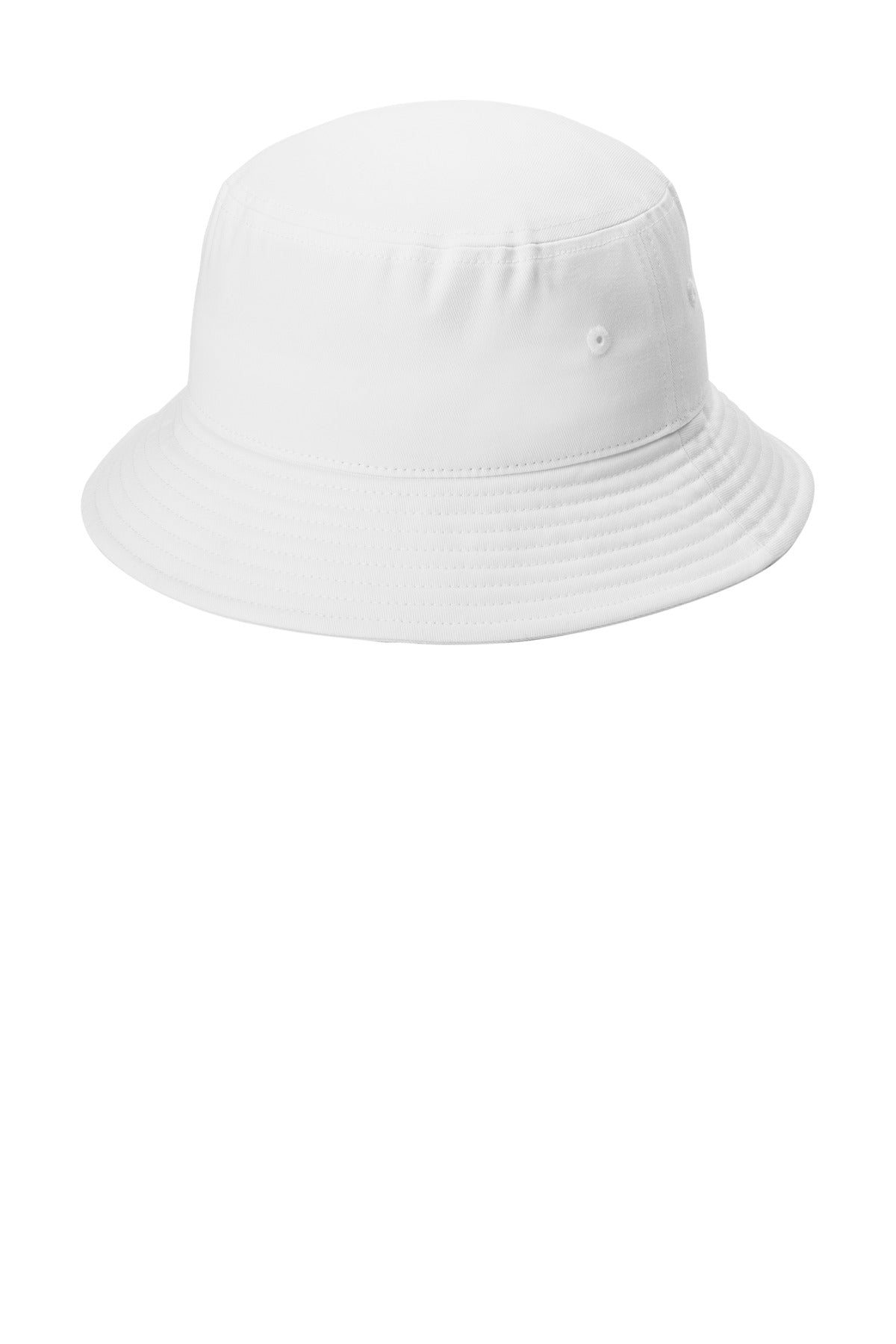Port Authority Twill Classic Bucket Hat – White