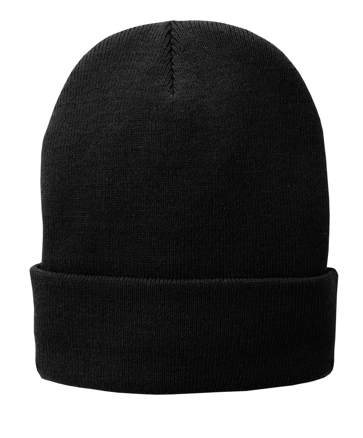 Port Authority Fleece-Lined Knit Cap – Black