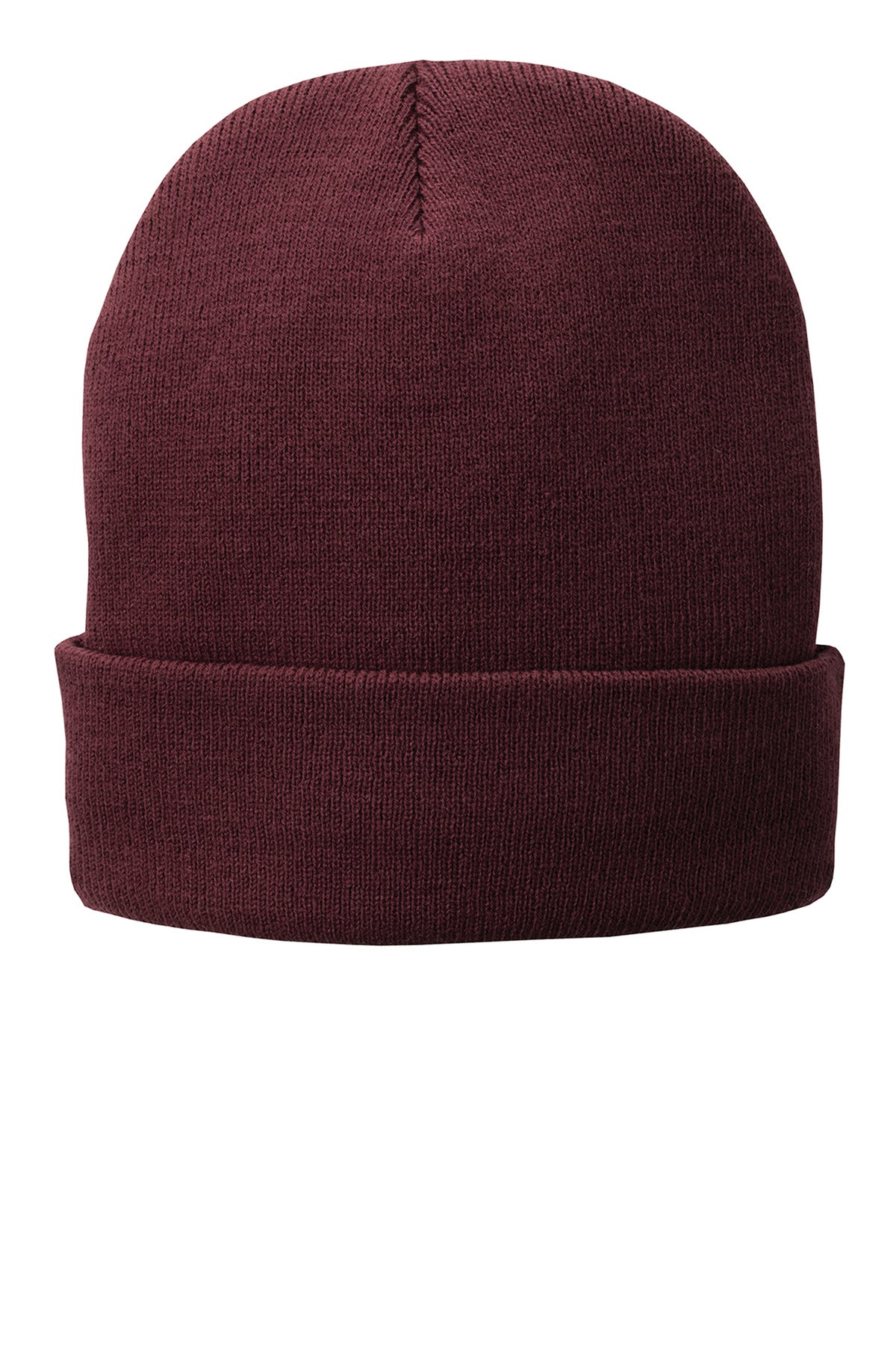 Port Authority Fleece-Lined Knit Cap – Maroon